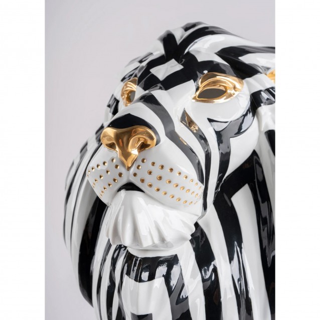 Sculptura Lion Mask by José Luis Santes - LLADRO