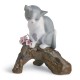 Sculptura din portelan, Blossoms for The Kitten by Joan Coderch - LLADRO
