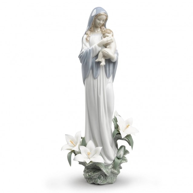 Sculptura Madonna of the Flowers by José Javier Malavia - LLADRO