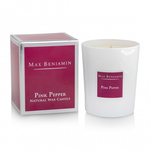Lumanare parfumata, Pink Pepper, 190 gr, colectia Classic - MAX BENJAMIN