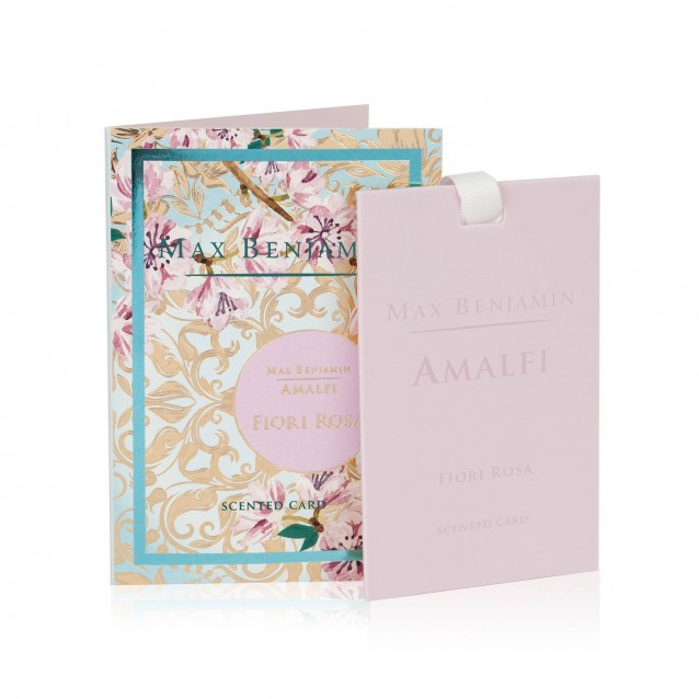 Card parfumat, Fiori Rosa, colectia Amalfi - MAX BENJAMIN