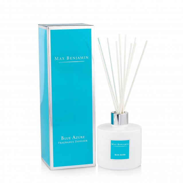 Difuzor esenta parfumata cu betisoare, Blue Azure, 150 ml, colectia Classic - MAX BENJAMIN