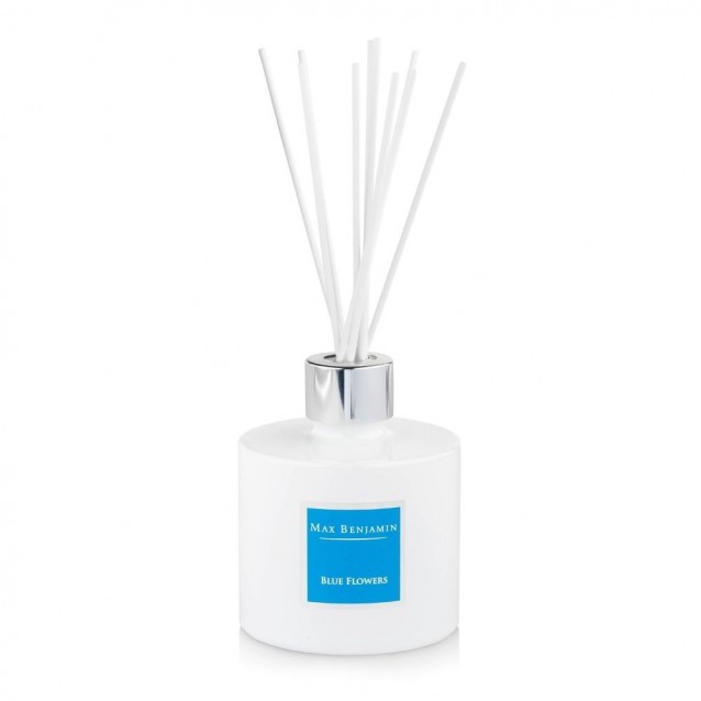 Difuzor esenta parfumata cu betisoare, Blue Flowers, 150 ml, Classic - MAX BENJAMIN