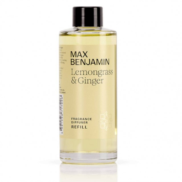 Difuzor esenta parfumata, Lemongrass & Ginger, 150 ml, colectia Classic - MAX BENJAMIN