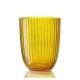 Pahar pentru apa, striped yellow, Idra - NASON MORETTI
