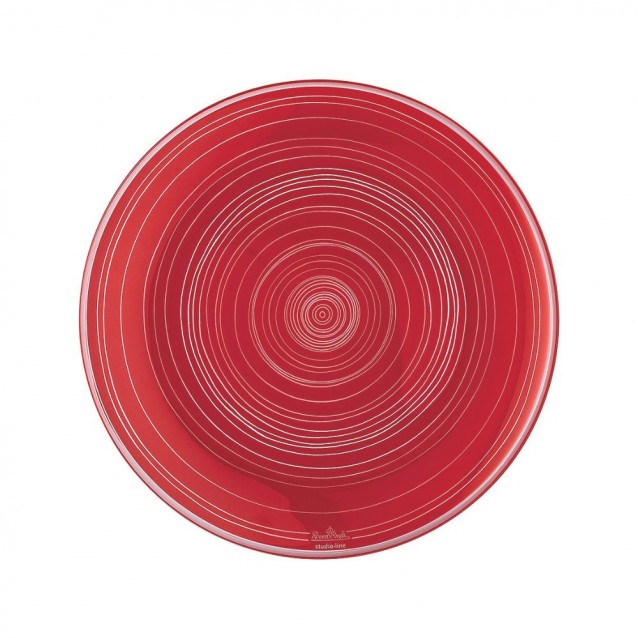 Farfurie pentru desert, TAC Gropius Stripes 2.0 Red by Walter Gropius - ROSENTHAL