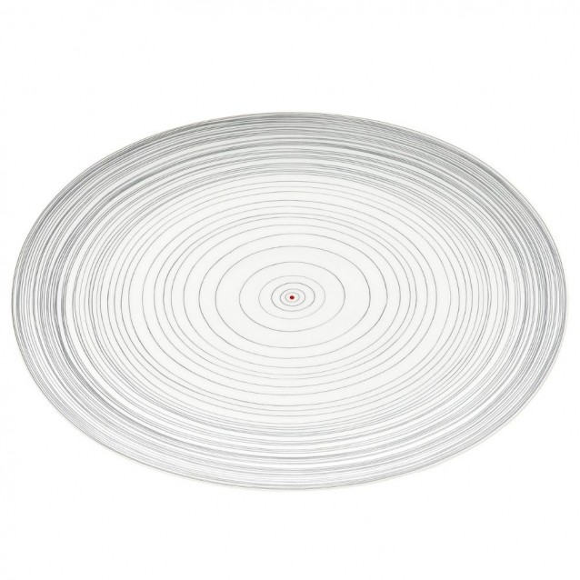 Platou oval, 38 cm, TAC Gropius Stripes 2.0 by Walter Gropius - ROSENTHAL