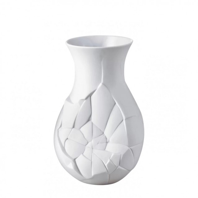 Vaza din portelan, alb mat, 26 cm, Phases by Dror Benshetrit - ROSENTHAL