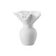 Vaza alba din portelan, 10 cm, Falda White Mat - ROSENTHAL