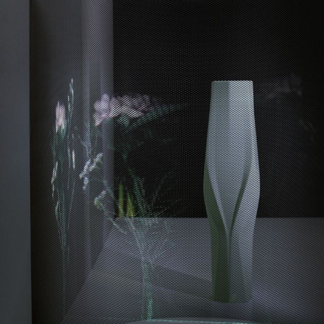 Vaza din portelan, 45 cm, Weave White - ROSENTHAL