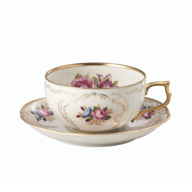 Ceasca pentru ceai si farfurie, Sanssouci Diplomat - ROSENTHAL