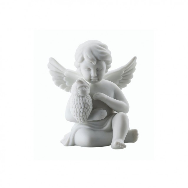 Figurina din portelan, inger cu bufnita, 6 cm, Angels - ROSENTHAL