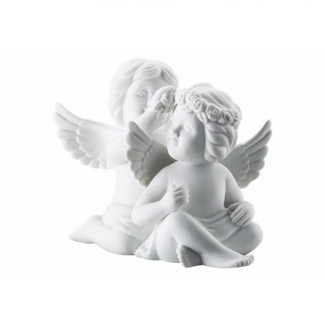 Figurina din portelan, ingeri cu coronita, 9.5 cm, Angels - ROSENTHAL