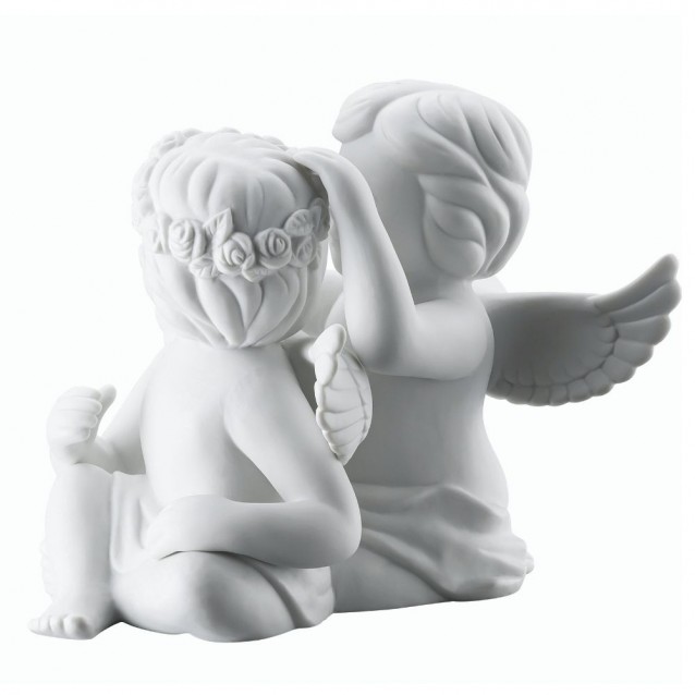 Figurina din portelan, ingeri cu coronita, 12.5 cm, Angels - ROSENTHAL