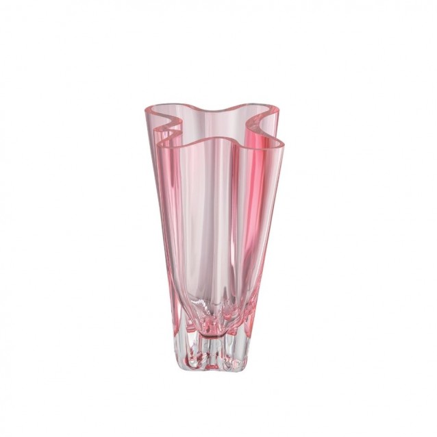 Vaza din sticla, 14 cm, Flux Rose by Harry Paul - ROSENTHAL