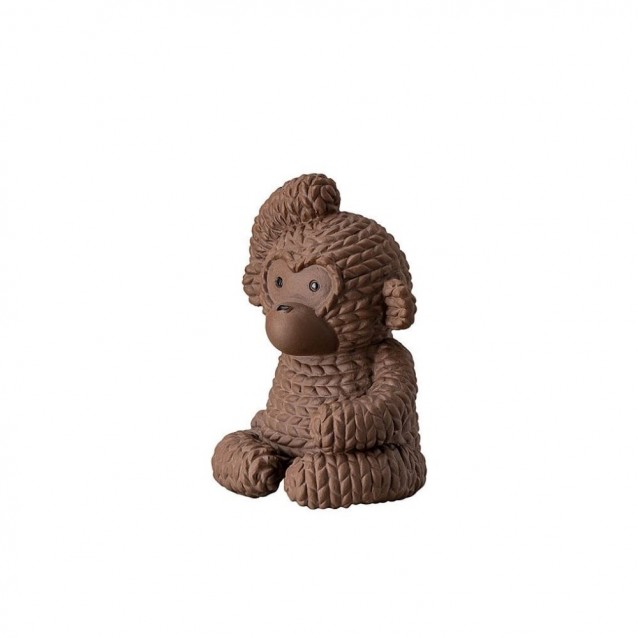 Maimuta Gordon din portelan, maro, 6.5 cm, Pets - ROSENTHAL