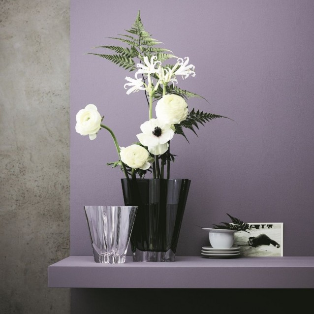 Vaza violet din sticla, 14 cm, Flux Violett by Harry Paul - ROSENTHAL