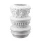 Vaza din portelan, 34 cm, Euphoria White Rotating - Editie Limitata - VERSACE