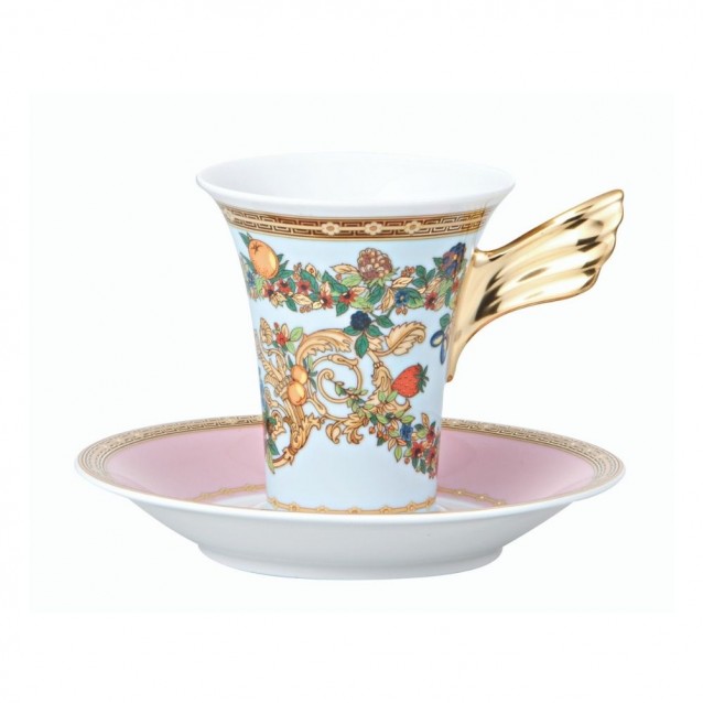 Ceasca pentru cafea si farfurie, Le Jardin de Versace - VERSACE