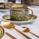 Set 6 cesti pentru ceai si farfurii, Barocco Mosaic - VERSACE