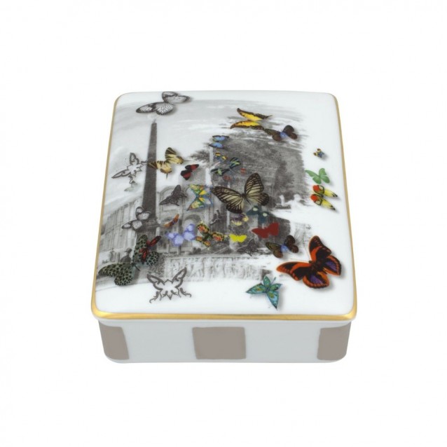 Cutie din portelan pentru carti de joc, 15 cm, Forum Torres - CHRISTIAN LACROIX