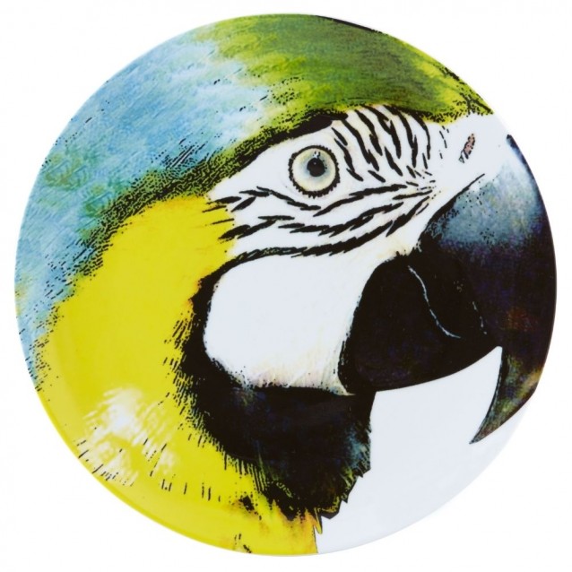 Farfurie de prezentare, Yellow Macaw, Olhar o Brasil by Chicô Gouvêa - VISTA ALEGRE