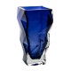 Vaza albastra din cristal, 28 cm, Fractal - VISTA ALEGRE