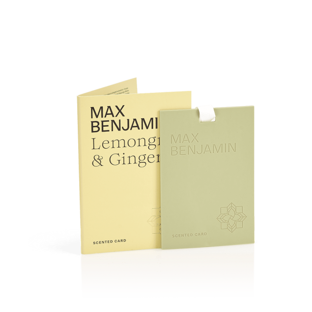 Card parfumat, Lemongrass Ginger, colectia Classic - MAX BENJAMIN
