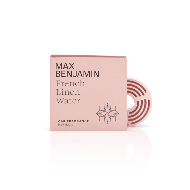 Rezerva pentru aromatizator de masina, French Linen, colectia Car Fragrance - MAX BENJAMIN
