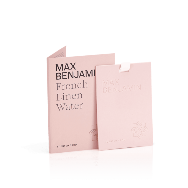 Card parfumat, French Linen, colectia Classic - MAX BENJAMIN