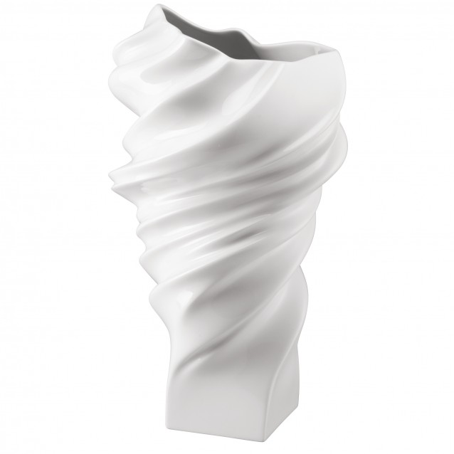 Vaza alba din portelan, 32 cm, Squall White by Cédric Ragot - ROSENTHAL